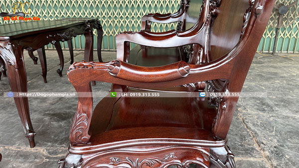 Bàn ghế louis làm đẹp cho mọi không gian